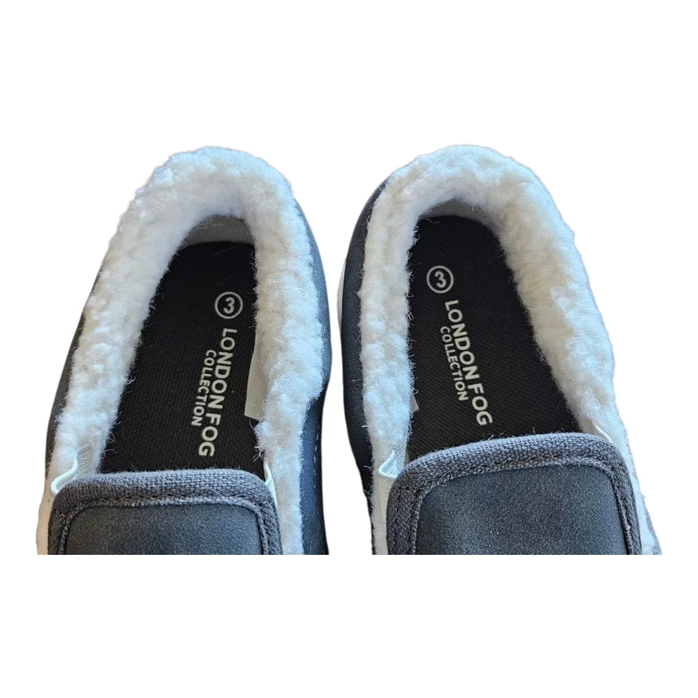 London Fog Youth Slip Ons Size 3
